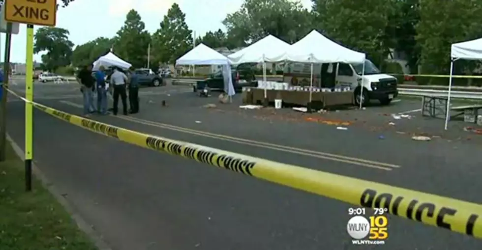 Woman killed as pickup careens into farmers market