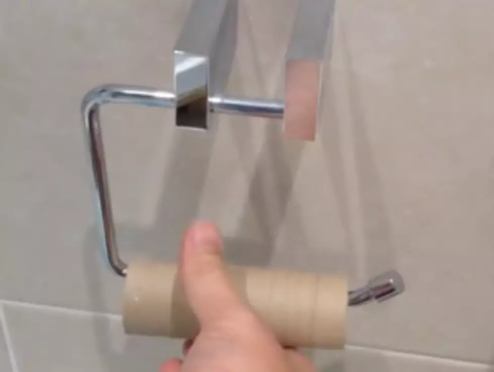 WATCH: Learning how to change the toilet paper roll and empty water jug