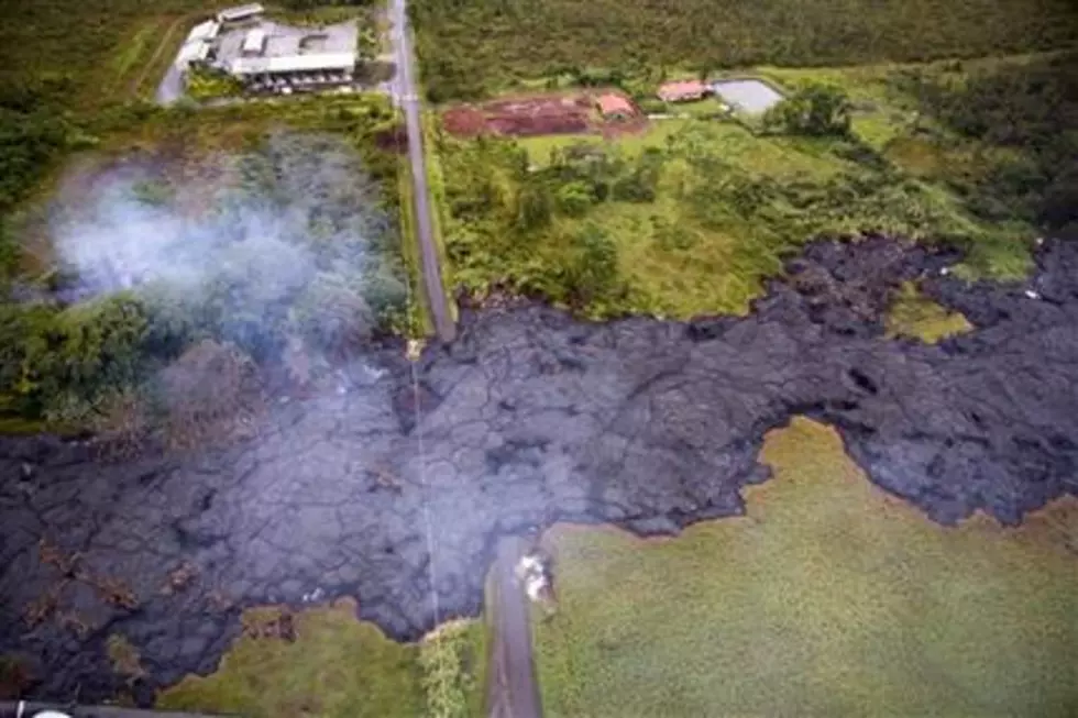 Hawaii lava flow is slow, gentle yet unrelenting