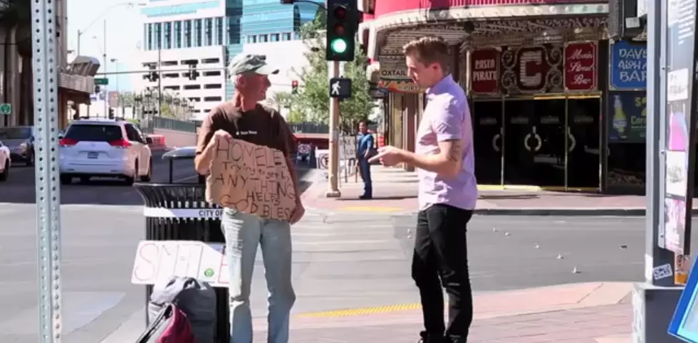 WATCH: Magician gives homeless veteran a big surprise