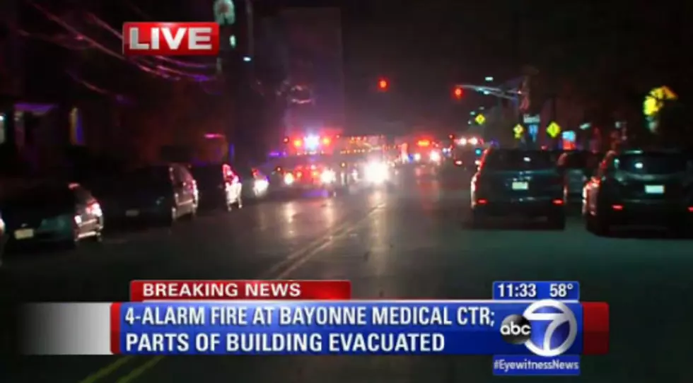Fire erupts on Bayonne hospital roof; no injuries