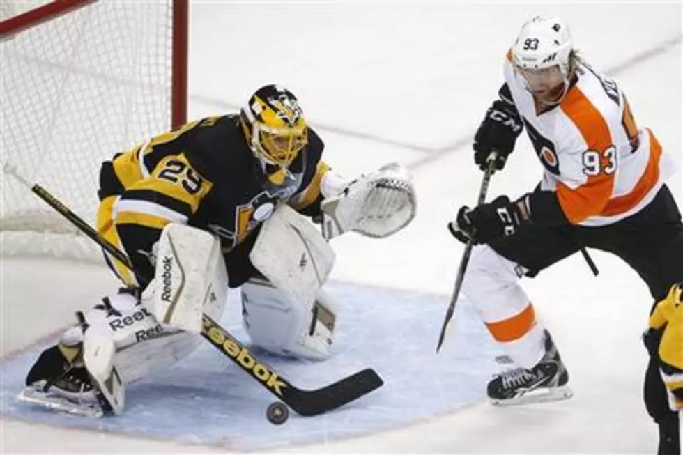 Flyers rally in 3rd, beat Penguins
