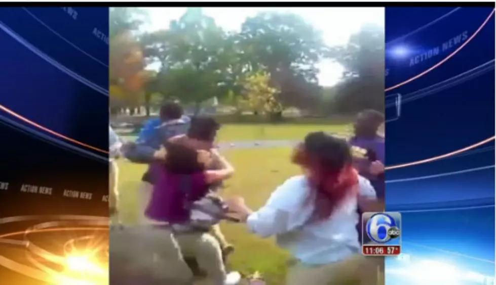 Teen girls attacked as bystanders record the fight