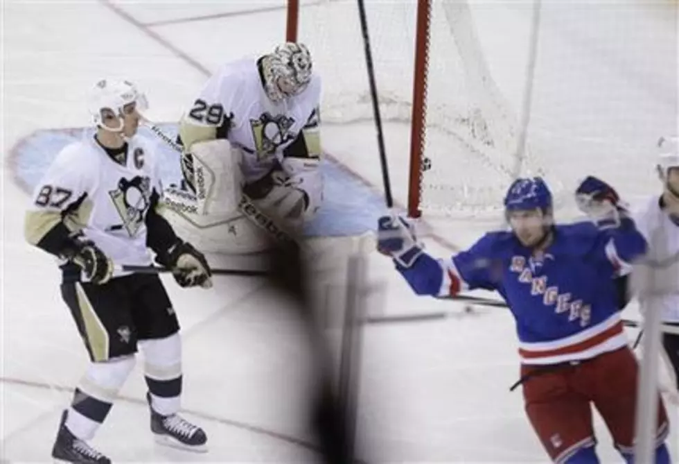 Rangers end Penguins&#8217; 7-game win streak in rout