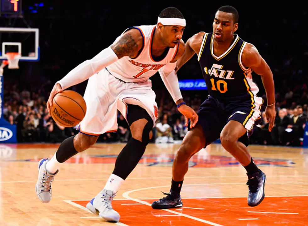 Burke’s shot gives Jazz win over Anthony, Knicks