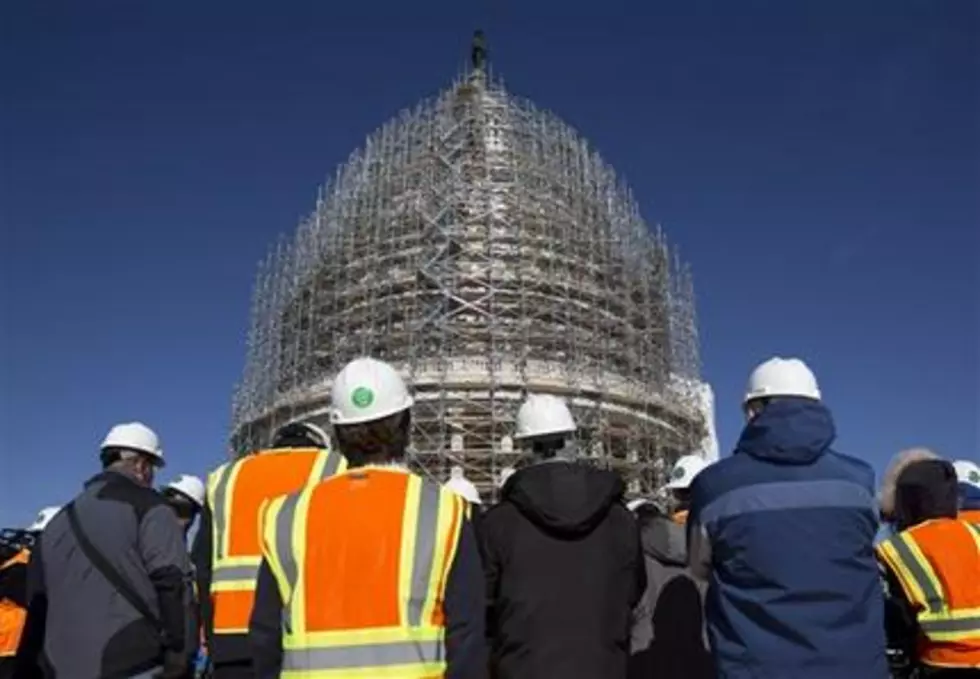 US Capitol Dome wrapped and ready for next step in repair