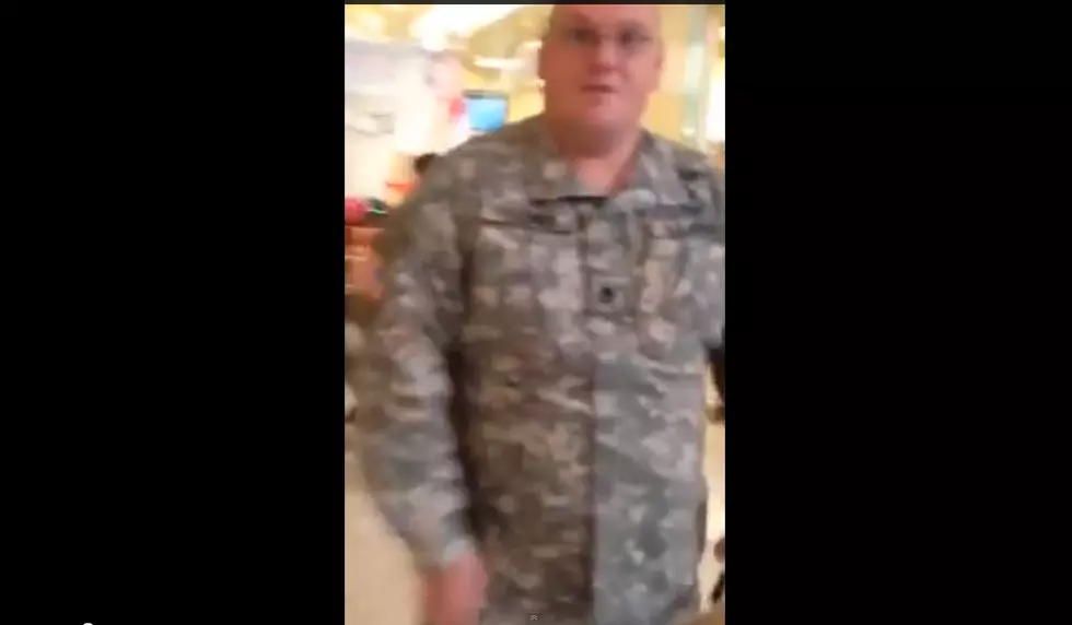 WATCH: Veteran calls out man in phony Ranger gear