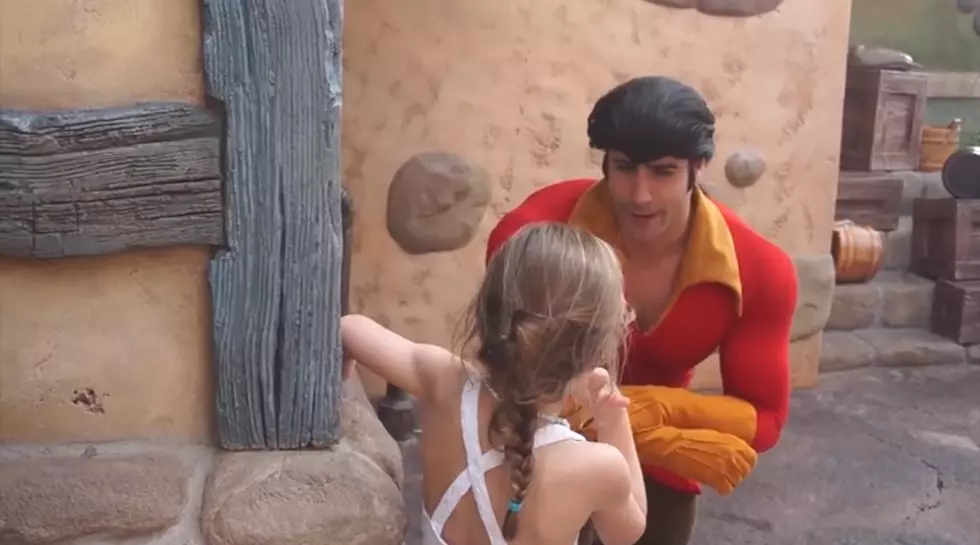 WATCH: Little girl tells off Gaston character at Disney World