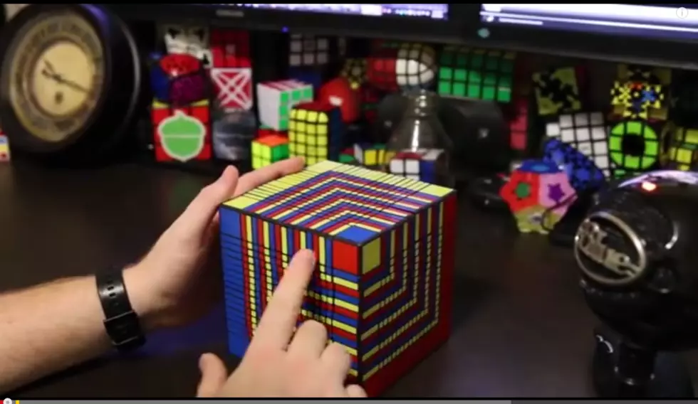 WATCH: Man solves record-setting Rubik&#8217;s Cube