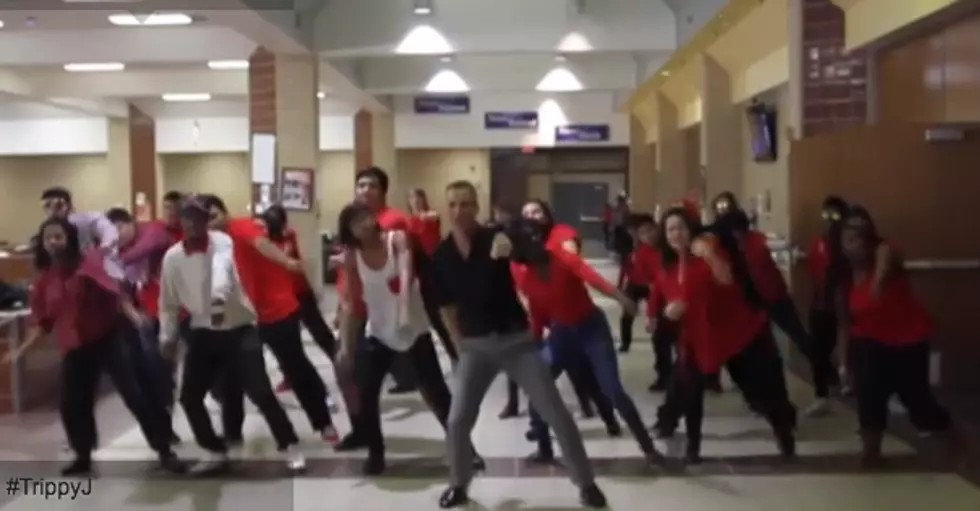 WATCH: Teacher dances to ‘Uptown Funk’ with his students