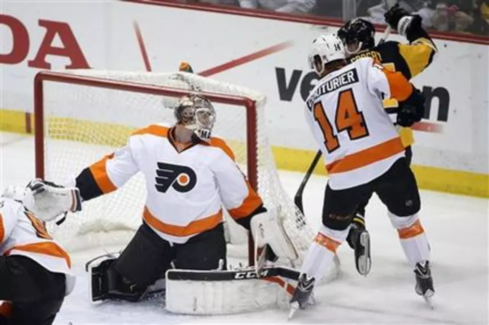 Flyers top Penguins 4-1 despite Crosby’s 300th goal