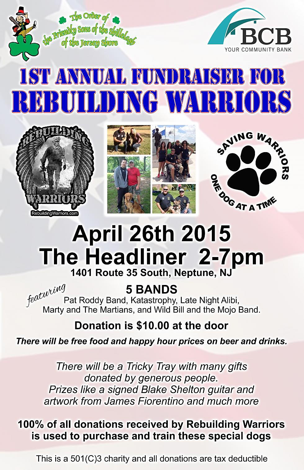 Help Rebuilding Warriors provide service dogs to veterans in need