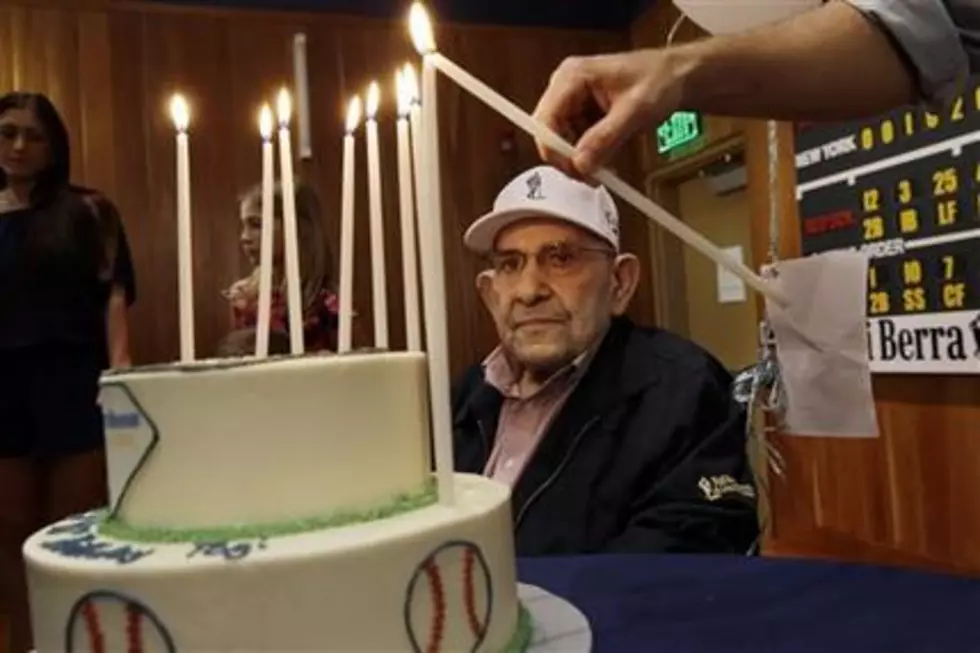 Berra celebrates 90th with return of rings, trophies