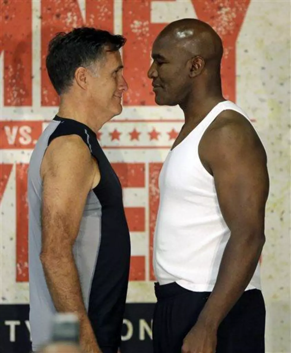 Mitt Romney throws hat in ring – the boxing ring, that is