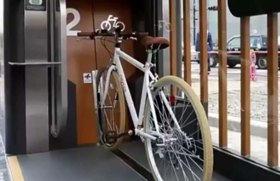 Cool bike parking in Japan