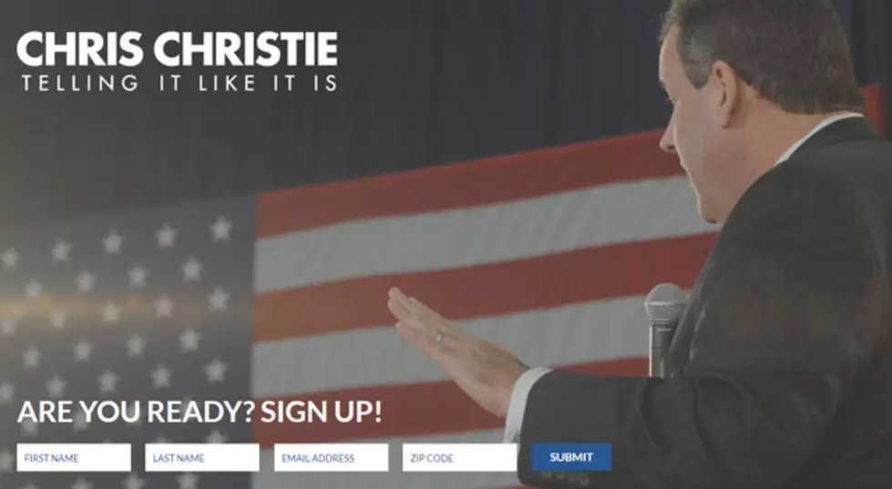 Christie goes live with presidential campaign site