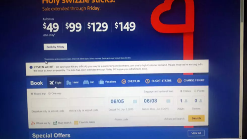Southwest&#8217;s website struggles for 2nd straight day