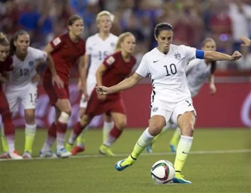 US prevails in 2-0 victory over top-ranked Germany on Carli Lloyd&#8217;s penalty kick