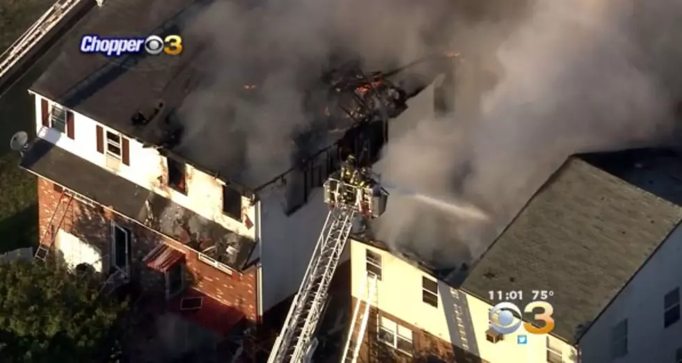 Fast-moving fire displaces 4 families in South Jersey
