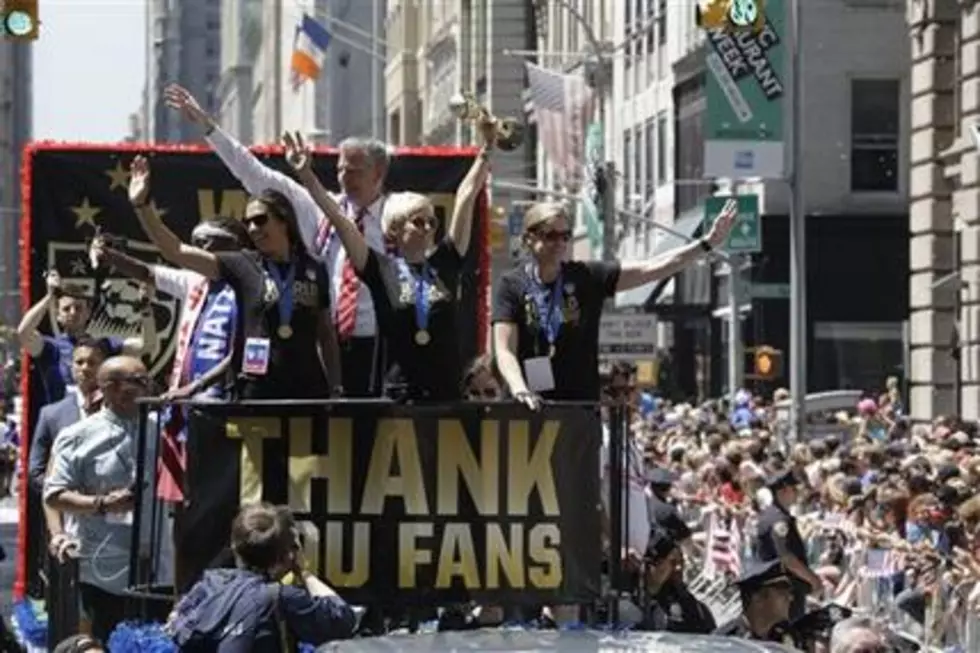 NYC celebrates Women&#8217;s World Cup winners with parade
