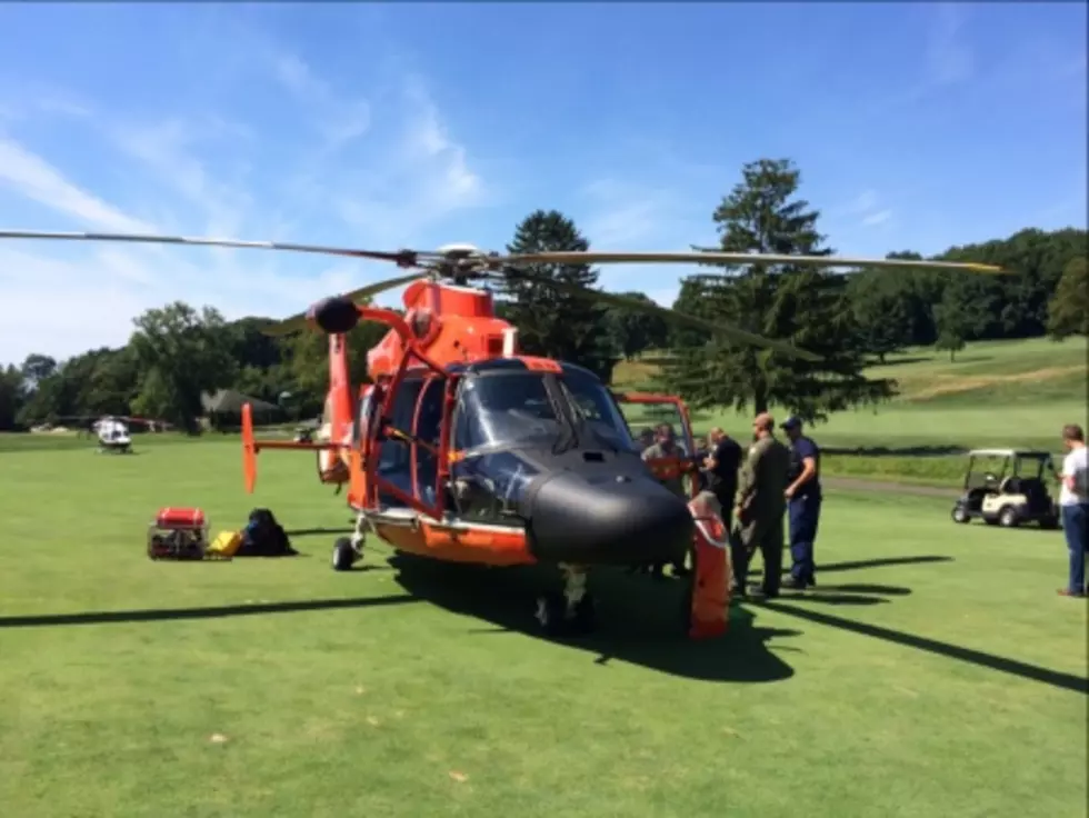 Coast Guard helicopter lands on SI golf course, no injuries