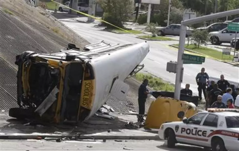 School bus crash kills 2 students, seriously injures 3