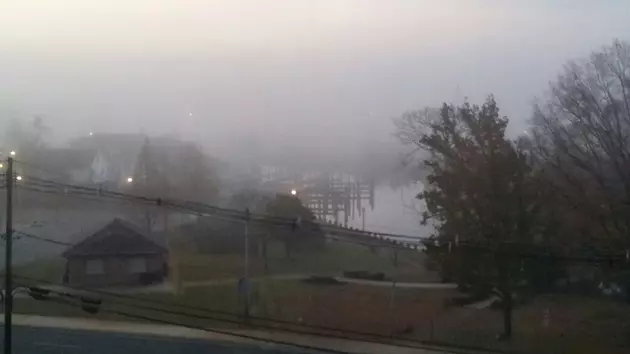 Thick fog blankets NJ on Black Friday morning