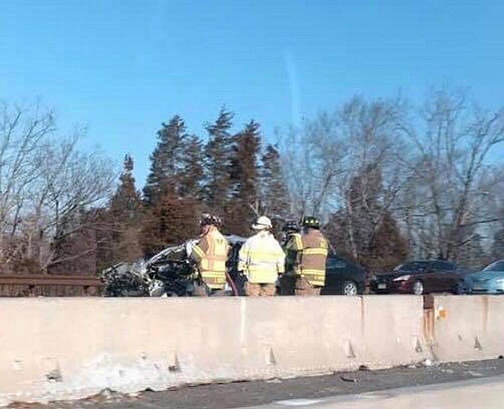 Fatal Pile-up Crash After Cop Fetches Ladder from Middle of Parkway