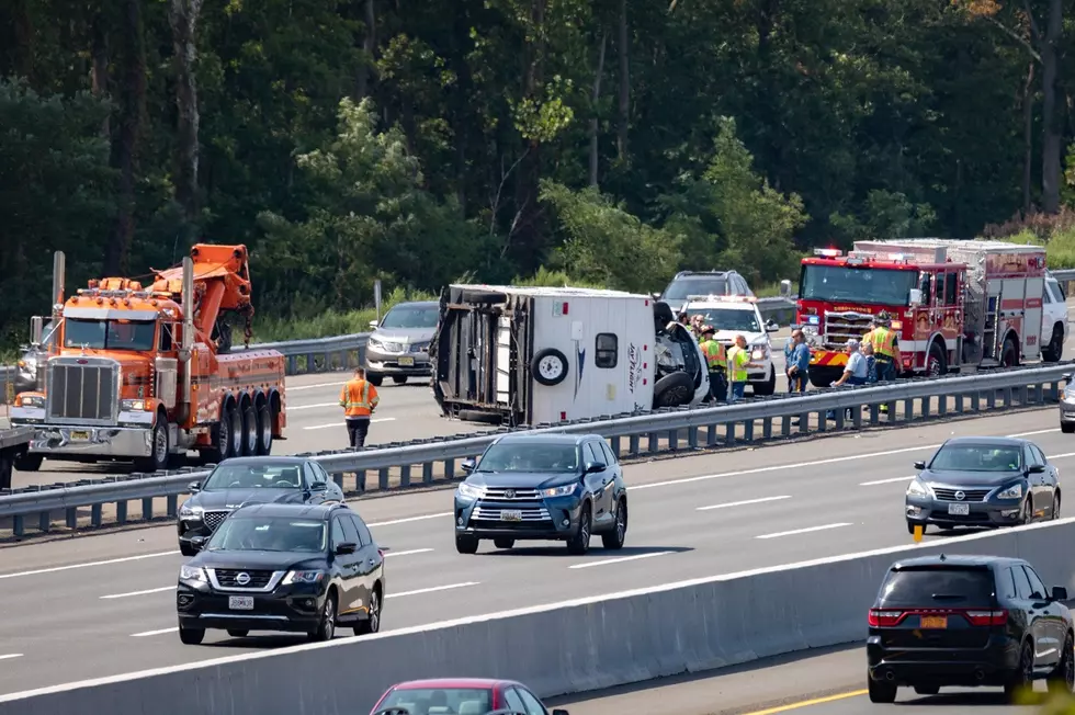 Truck fire, flipped-over camper cause Turnpike delays