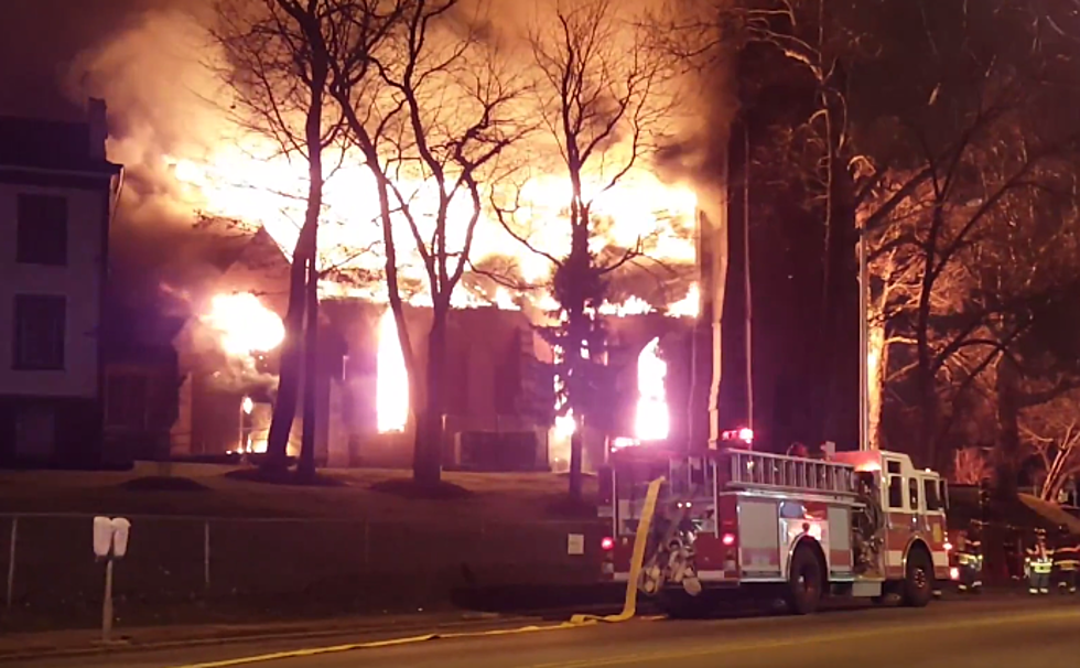 WATCH: Fire rages through 200-year-old West Orange church