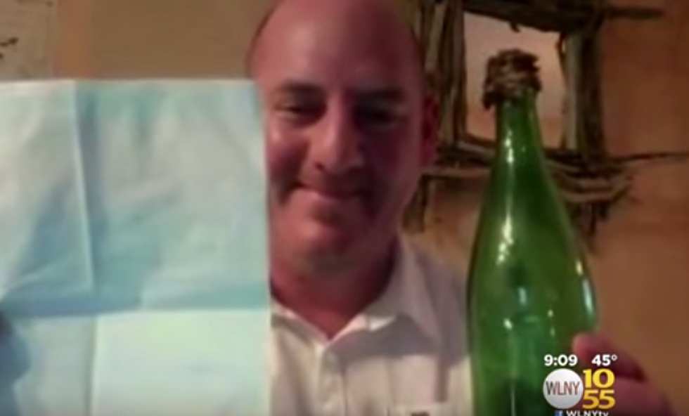 Message in a bottle makes 2-year journey from NJ to France