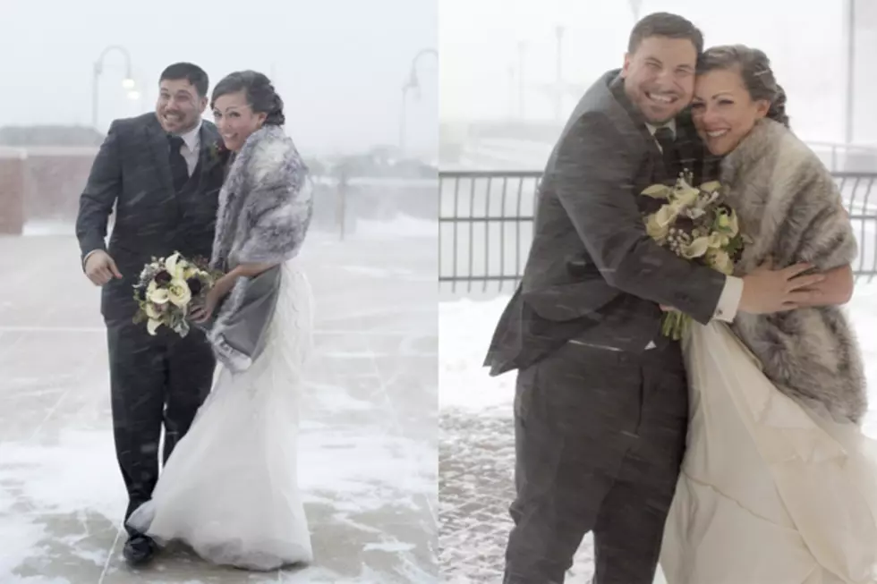 Blizzard Bliss: It was a nice day for a REALLY white wedding! (PHOTOS)