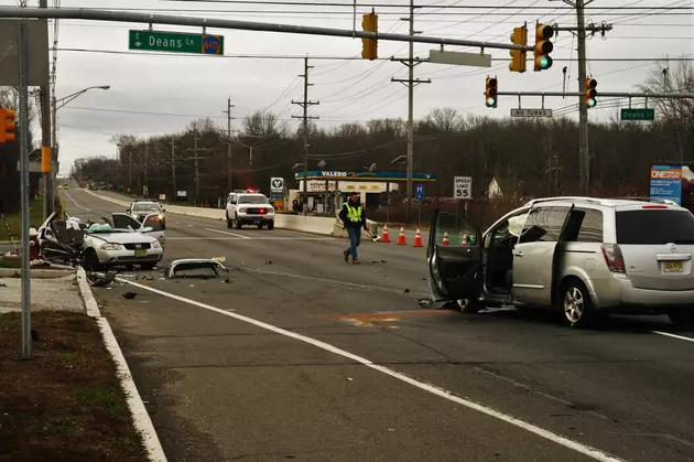 Route 1 shut down in South Brunswick Friday morning