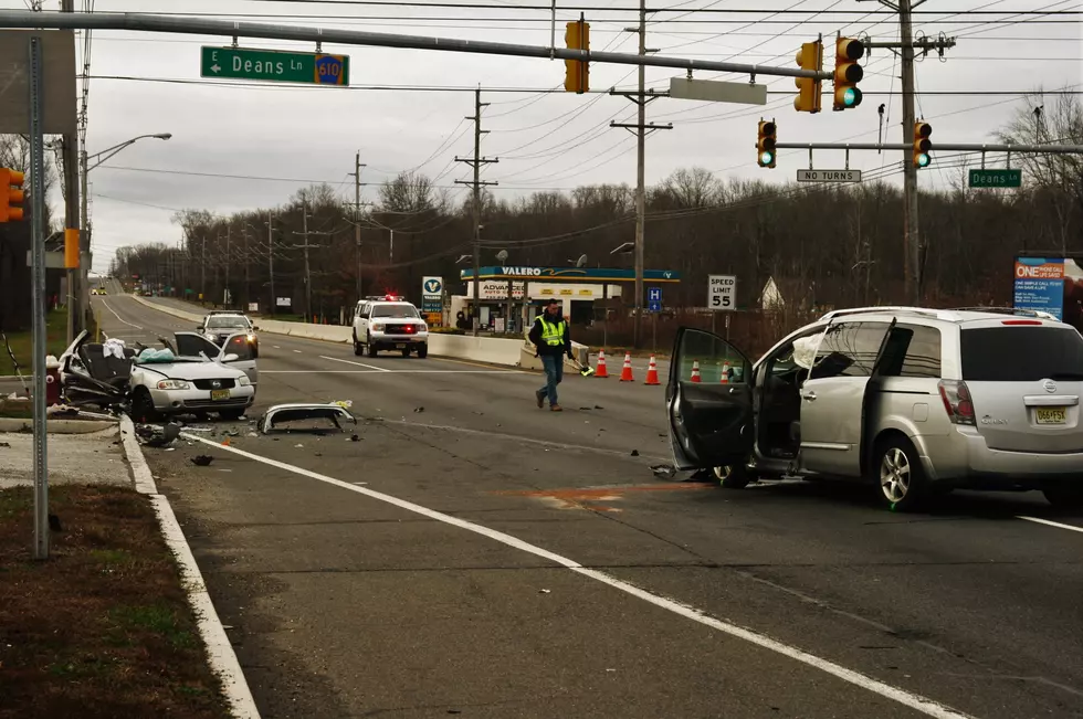 Route 1 reopened after crash; eight people seriously injured