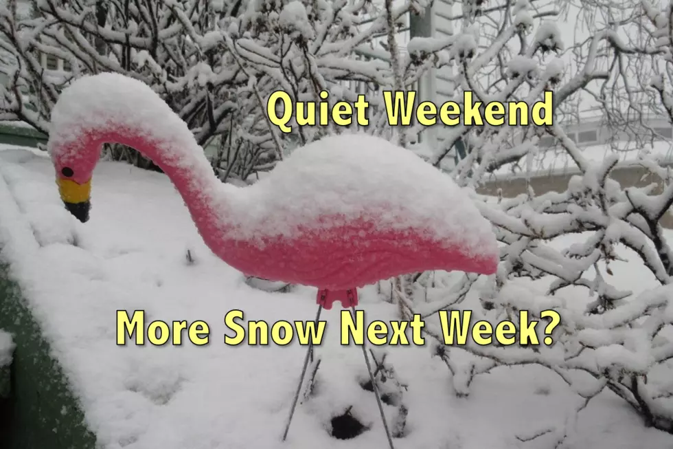 Quiet weekend for NJ … but a triple-snow threat early next week?