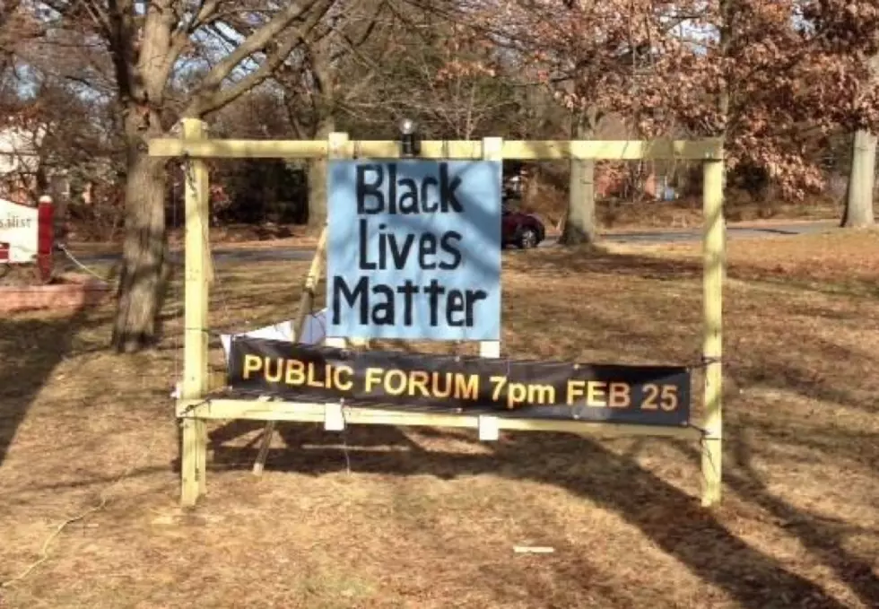 Church members undeterred by recent thefts of ‘Black Lives Matter’ signs