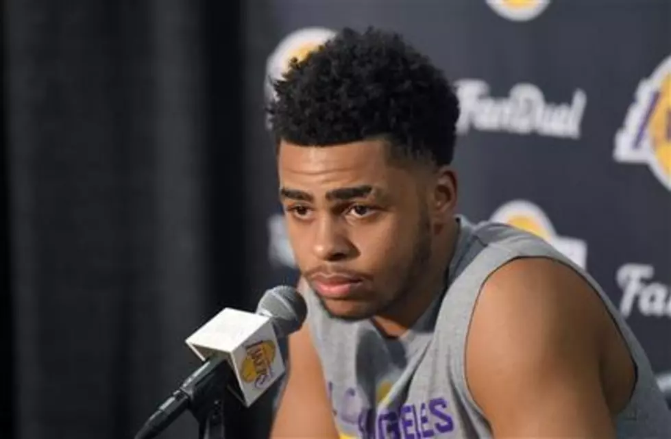Russell apologizes for taking video of Lakers teammate Young