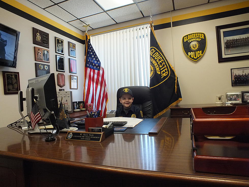 7-year-old honorary Gloucester police officer has busy first week on the job