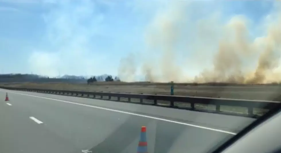 Brush fires burning in South and Central Jersey