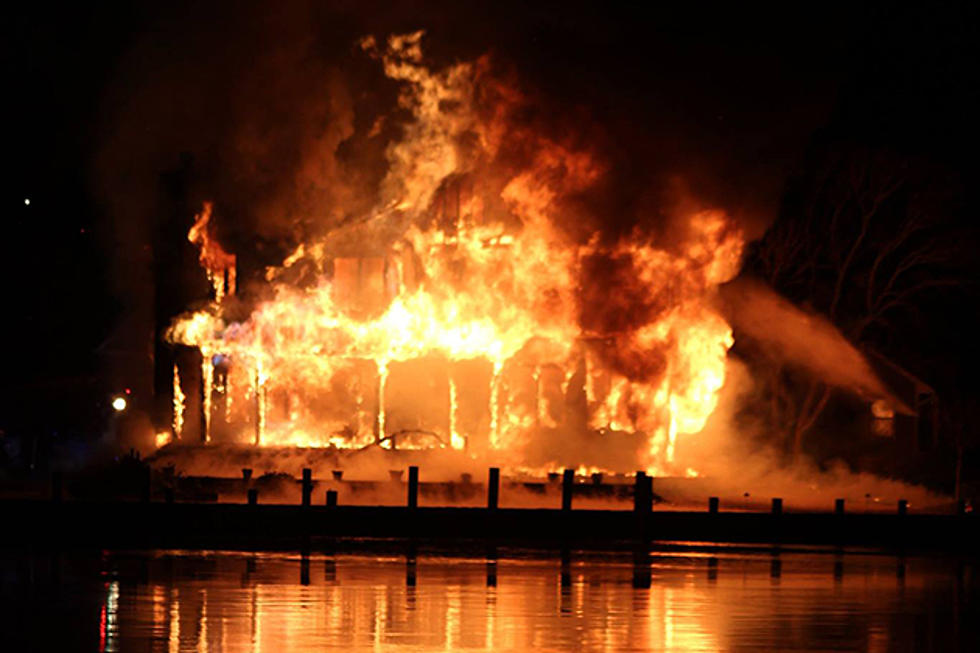 Point Pleasant Borough house engulfed in flames Monday morning