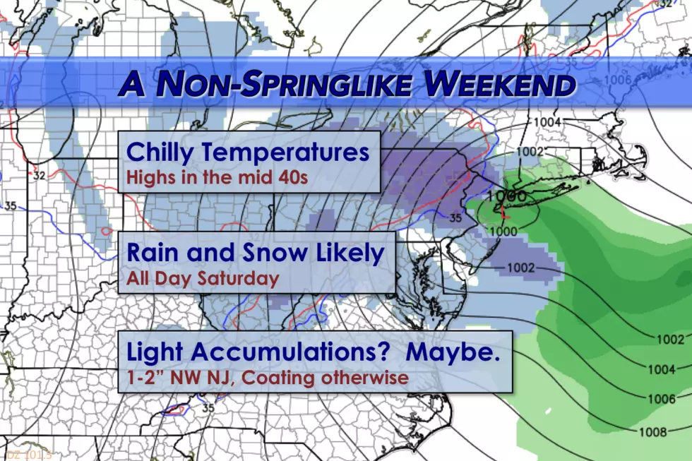 Yes, it might snow this weekend in New Jersey
