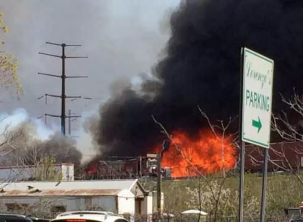 Meadowlands wildfires suspend NJ Transit service, close several Turnpike lanes