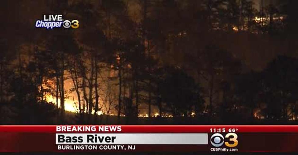 What you’re smelling in central NJ: Wildfire burns nearly 500 acres