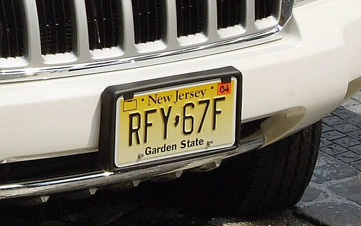 Totally 80s Jersey license plates might be making a comeback 