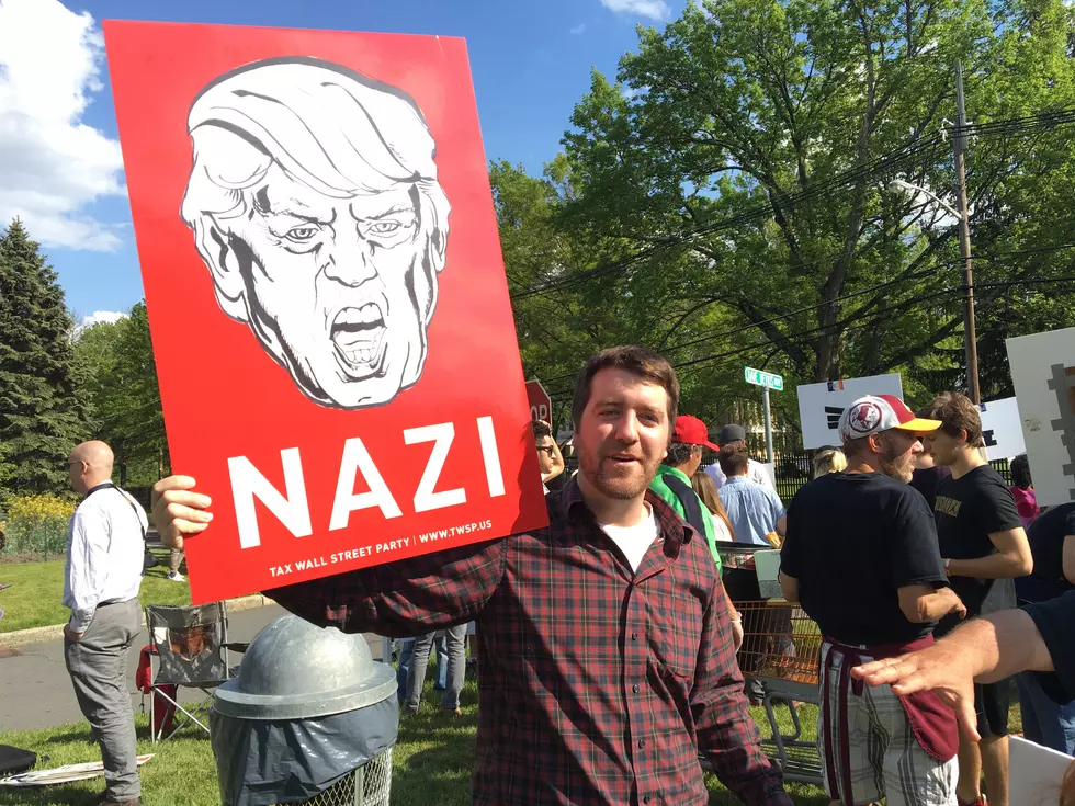 Trump Fundraiser in New Jersey Draws Hundreds of Protestors