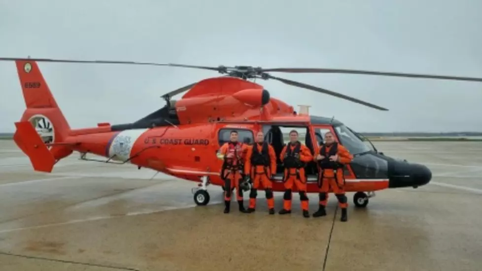 Airlifted by the Coast Guard