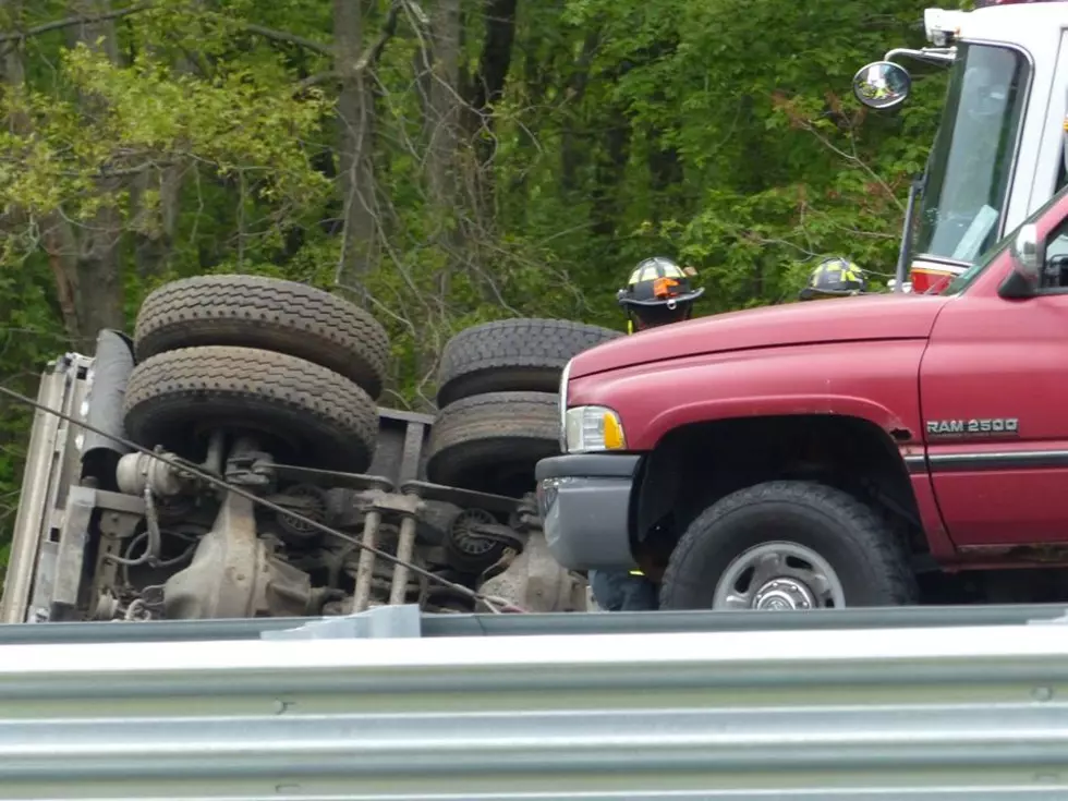 Crap! Manure dump truck overturns on 295, messing up late commute