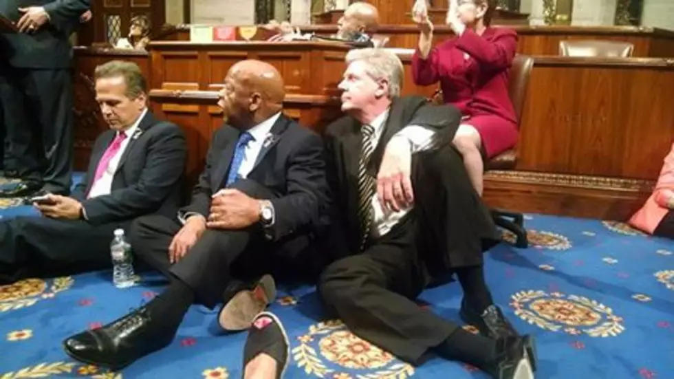 Dems stage election-year sit-in on guns