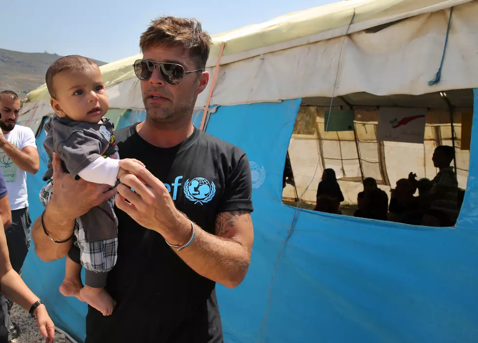 Ricky Martin visits Syrian refugees in Lebanon