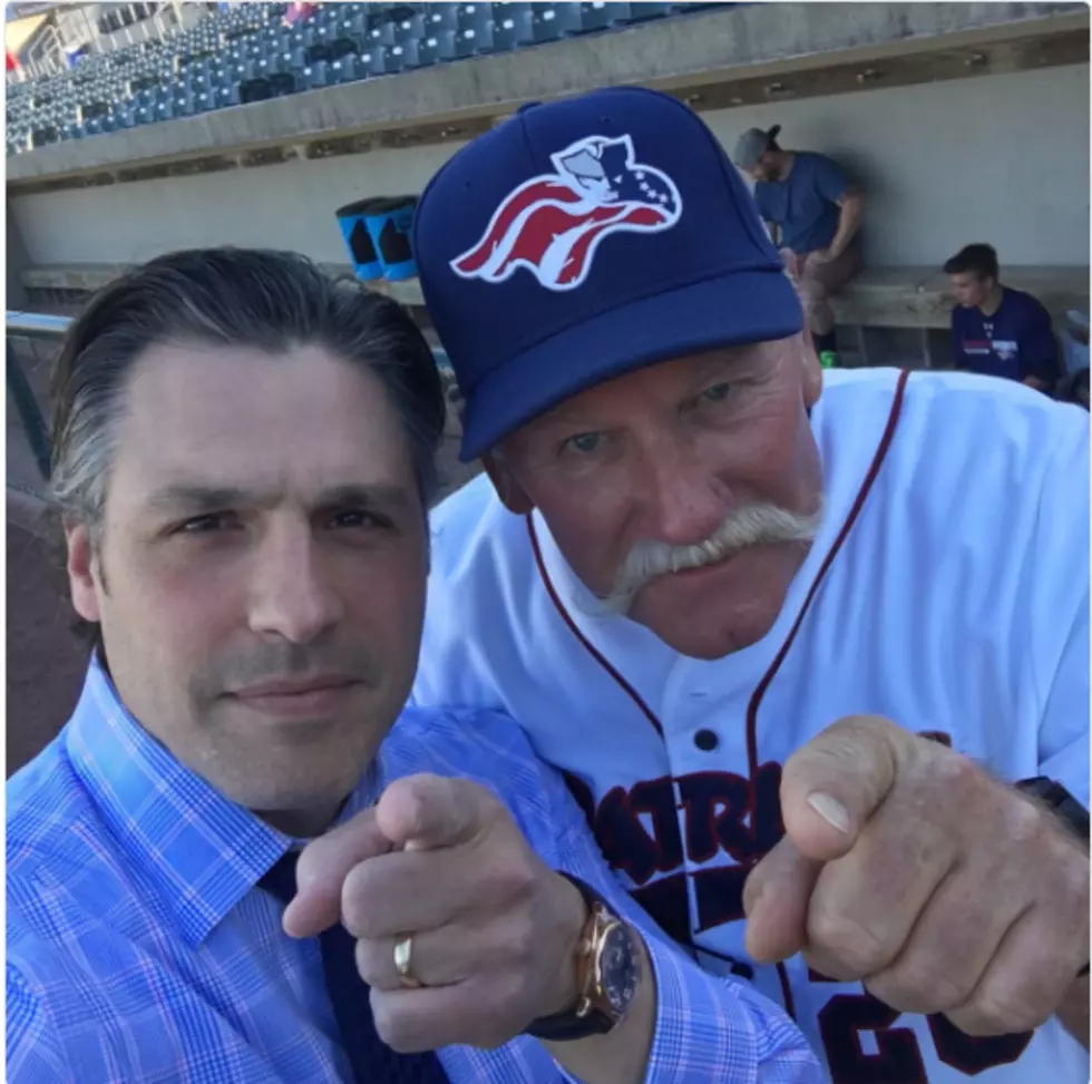 Watch as Bill attempts first pitch redemption at Somerset Patriots game
